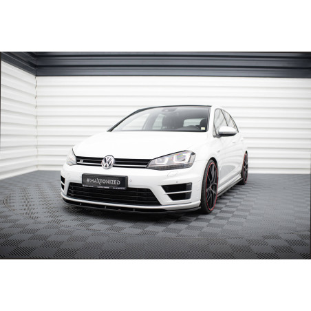 SPLITTER ANTERIORE V.1 Volkswagen Golf R / R-Line Mk7  (Cod. M-VW-GO-7-R-FD1G)
