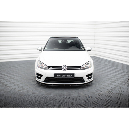 SPLITTER ANTERIORE V.1 Volkswagen Golf R / R-Line Mk7  (Cod. M-VW-GO-7-R-FD1G)
