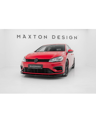 SPLITTER ANTERIORE V.1 Volkswagen Golf R / R-Line Mk7 Facelift (Cod. M-VW-GO-7F-R-FD1G)