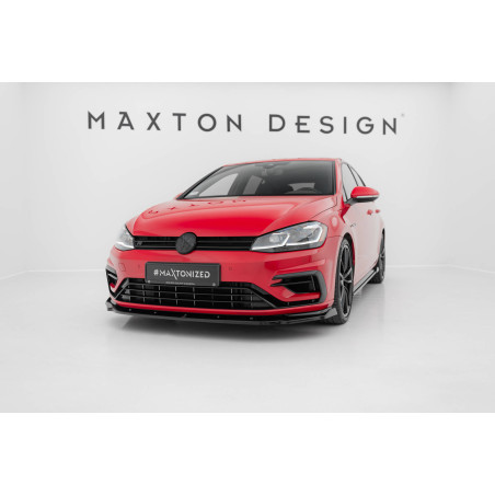 SPLITTER ANTERIORE V.1 Volkswagen Golf R / R-Line Mk7 Facelift (Cod. M-VW-GO-7F-R-FD1G)