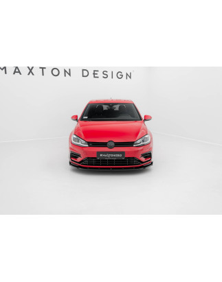 SPLITTER ANTERIORE V.1 Volkswagen Golf R / R-Line Mk7 Facelift (Cod. M-VW-GO-7F-R-FD1G)