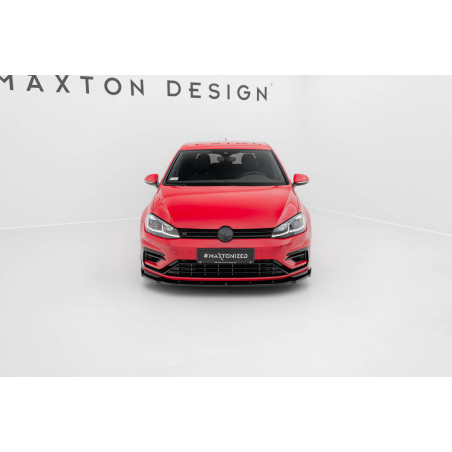 SPLITTER ANTERIORE V.1 Volkswagen Golf R / R-Line Mk7 Facelift (Cod. M-VW-GO-7F-R-FD1G)