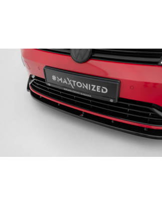 SPLITTER ANTERIORE V.1 Volkswagen Golf R / R-Line Mk7 Facelift (Cod. M-VW-GO-7F-R-FD1G)