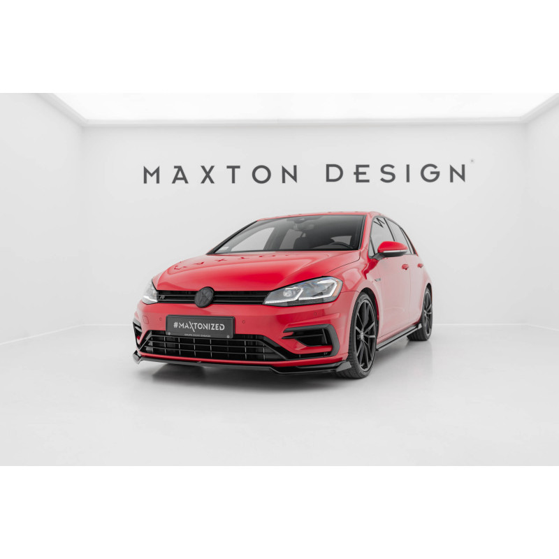 SPLITTER ANTERIORE V.2 Volkswagen Golf R / R-Line Mk7 Facelift (Cod. M-VW-GO-7F-R-FD2G)