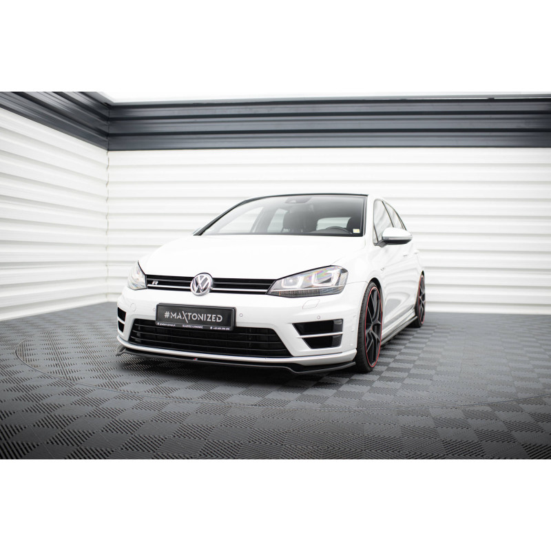 SPLITTER ANTERIORE V.2 Volkswagen Golf R / R-Line Mk7  (Cod. M-VW-GO-7-R-FD2G)