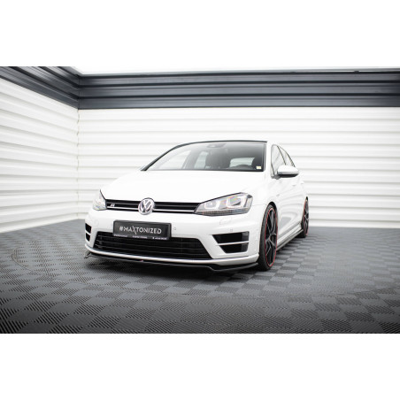 SPLITTER ANTERIORE V.2 Volkswagen Golf R / R-Line Mk7  (Cod. M-VW-GO-7-R-FD2G)