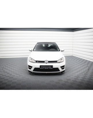 SPLITTER ANTERIORE V.2 Volkswagen Golf R / R-Line Mk7  (Cod. M-VW-GO-7-R-FD2G)