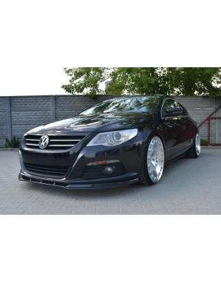 SPLITTER ANTERIORE V.1 VW PASSAT CC PREFACE MODEL, Paraurti standard (Cod. M-VW-PA-CC-FD1G)