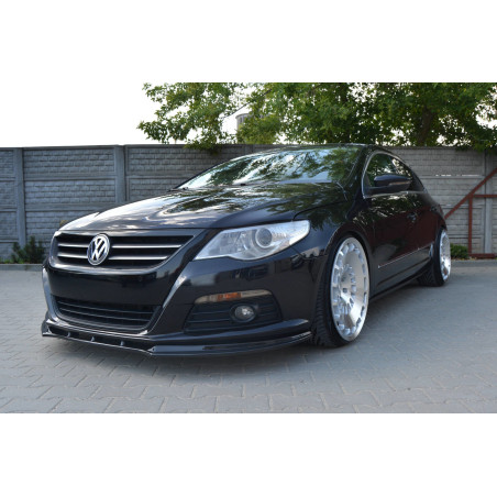 SPLITTER ANTERIORE V.1 VW PASSAT CC PREFACE MODEL, Paraurti standard (Cod. M-VW-PA-CC-FD1G)
