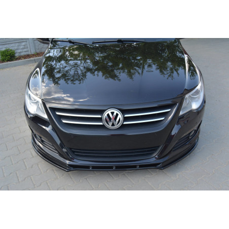SPLITTER ANTERIORE V.1 VW PASSAT CC PREFACE MODEL, Paraurti standard (Cod. M-VW-PA-CC-FD1G)