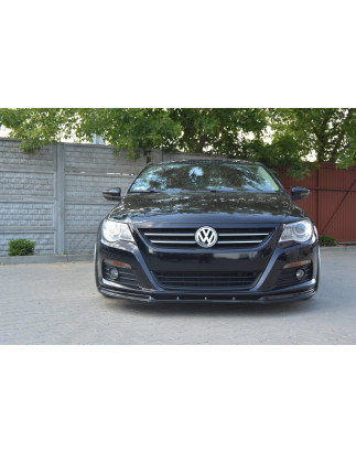 SPLITTER ANTERIORE V.1 VW PASSAT CC PREFACE MODEL, Paraurti standard (Cod. M-VW-PA-CC-FD1G)