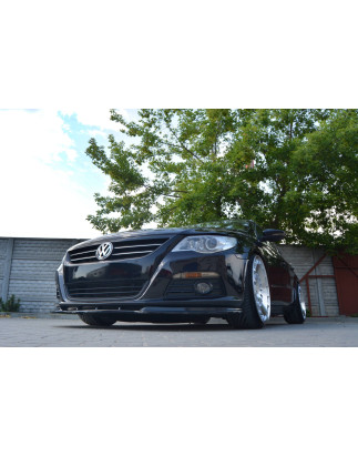 SPLITTER ANTERIORE V.1 VW PASSAT CC PREFACE MODEL, Paraurti standard (Cod. M-VW-PA-CC-FD1G)