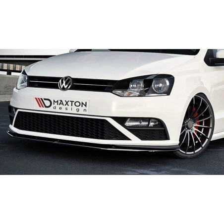 SPLITTER ANTERIORE V.1 Volkswagen Polo GTI Mk5 Facelift (Cod. M-VW-PO-5F-GTI-FD1G)