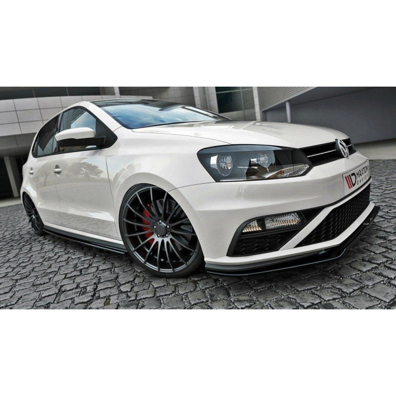 SPLITTER ANTERIORE V.2 Volkswagen Polo GTI Mk5 Facelift (Cod. M-VW-PO-5F-GTI-FD2G) SPLITTER ANTERIORE V.2 Volkswagen Polo GTI Mk5 Facelift (Cod. M-VW-PO-5F-GTI-FD2G)