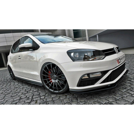 SPLITTER ANTERIORE V.2 Volkswagen Polo GTI Mk5 Facelift (Cod. M-VW-PO-5F-GTI-FD2G)