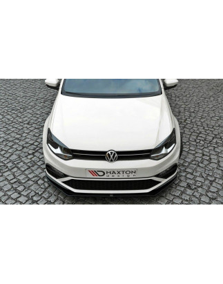 SPLITTER ANTERIORE V.2 Volkswagen Polo GTI Mk5 Facelift (Cod. M-VW-PO-5F-GTI-FD2G)