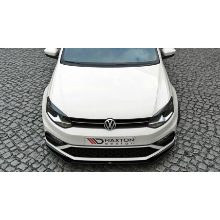 SPLITTER ANTERIORE V.2 Volkswagen Polo GTI Mk5 Facelift (Cod. M-VW-PO-5F-GTI-FD2G)