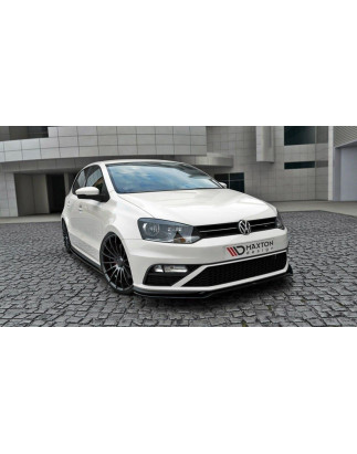 SPLITTER ANTERIORE V.2 Volkswagen Polo GTI Mk5 Facelift (Cod. M-VW-PO-5F-GTI-FD2G)