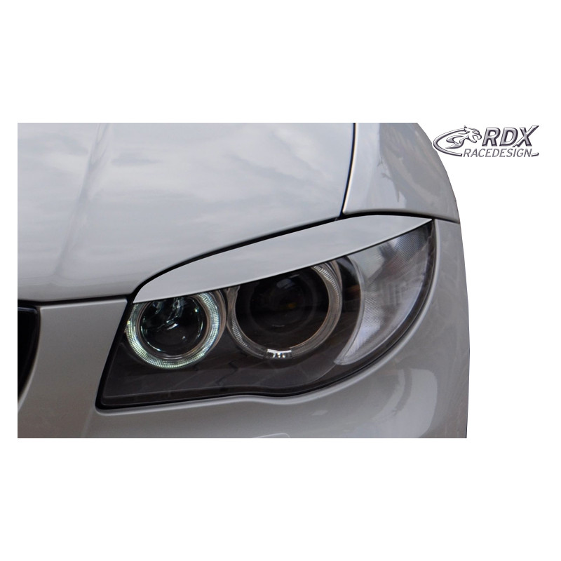palpebre fari per BMW serie 1 E81 / E82 / E87 / E88 - BMW serie 1 (E81/E82/E87/E88) (Cod. R-RDSB085)