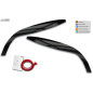 palpebre fari per RENAULT Megane 3 2008-2013 black highgloss (Cod. R-RDSB128-GZD)
