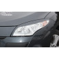 palpebre fari per RENAULT Megane 3 2008-2013 black highgloss (Cod. R-RDSB128-GZD)