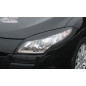 palpebre fari per RENAULT Megane 3 2008-2013 black highgloss (Cod. R-RDSB128-GZD)