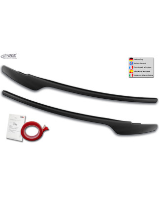 palpebre fari per AUDI A4 B8/ B81/ 8K Facelift (2011-2015) nero lucido (Cod. R-RDSB150-GZD)