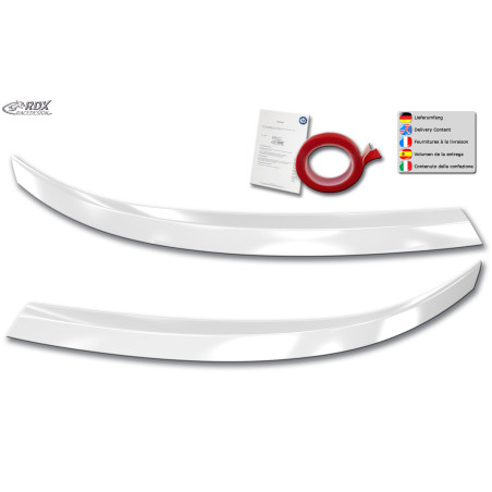 palpebre fari per VW T6.1 white highgloss T6.1 (Cod. R-RDSB154-WS)