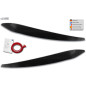 palpebre fari per VW Touran 5T (2015+ solo per fari led)  n (Cod. R-RDSB155)
