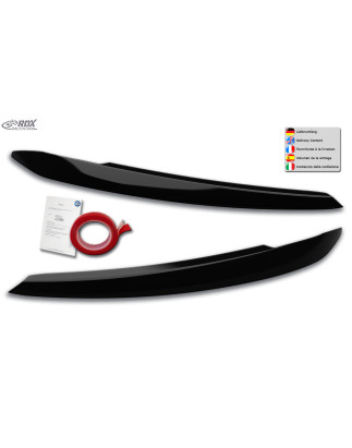 palpebre fari per VW Touran 5T (2015+)fari alogeni nero lucido (Cod. R-RDSB158-GZD)
