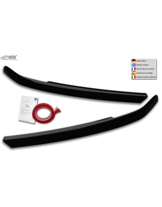 palpebre fari per AUDI A6 4K C8 2F (2018+) nero lucido - AUDI A6 (C8) (Cod. R-RDSB160-GZD)
