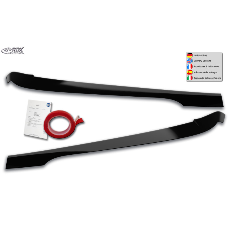 palpebre fari per BMW serie 3 G20 G21 nero lucidoG20/G21) (Cod. R-RDSB163-GZD)