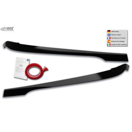 palpebre fari per BMW serie 3 G20 G21 nero lucidoG20/G21) (Cod. R-RDSB163-GZD)