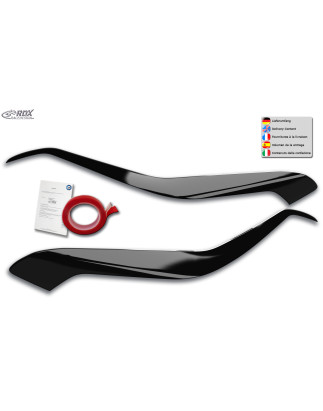 palpebre fari per KIA Sportage QL / QLE (2015+) nero lucido (Cod. R-RDSB172-GZD)