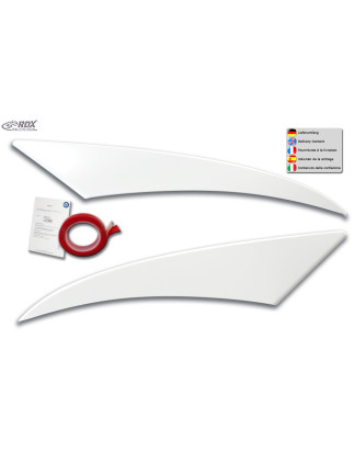 palpebre fari per VW Crafter (2006-2017) bianco lucido  (Cod. R-RDSB176-WS)