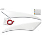 palpebre fari per VW Crafter (2006-2017) bianco lucido  (Cod. R-RDSB176-WS)