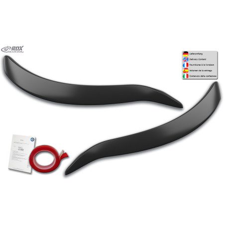 palpebre fari per RENAULT Kadjar (RFE / 2015+)  (Cod. R-RDSB195)