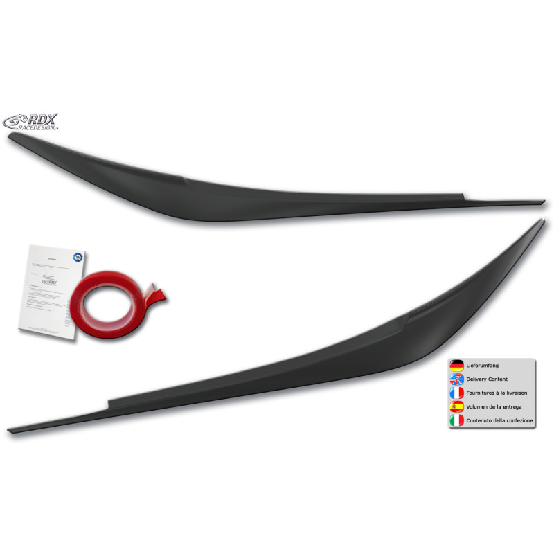 palpebre fari per MAZDA 6 (GJ / GL / 2018-2024)  (Cod. R-RDSB199)