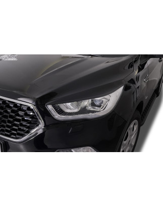 palpebre fari per FORD Kuga (DM2 | 2016-2020) nero lucido - FORD Kuga 2 (Cod. R-RDSB213-GZD)