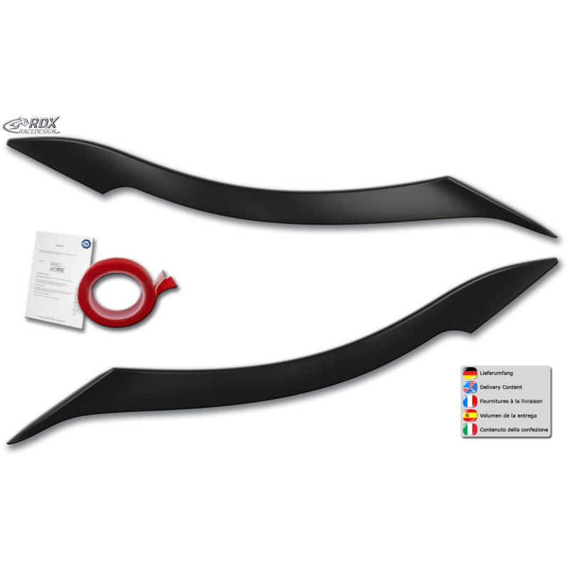 palpebre fari per BMW Z4 E89 Facelift 2013-2016 (and 2009-2013)  - MAZDA Z4 (E89) (Cod. R-RDSB216)