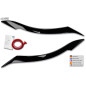palpebre fari per BMW Z4 E89 Facelift 2013-2016 (and 2009-2013) nero lucido - MAZDA Z4 (E89) (Cod. R