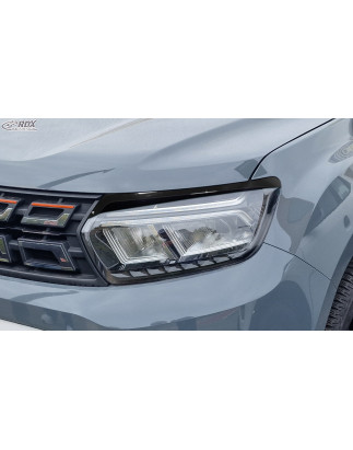 palpebre fari per DACIA Duster II SR (Mod. 2018-2024) nero lucido (Cod. R-RDSB219-GZD)