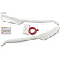 palpebre fari per FORD Transit (2014-present) per silver fari alogeni bianco lucido (Cod. R-RDSB220H