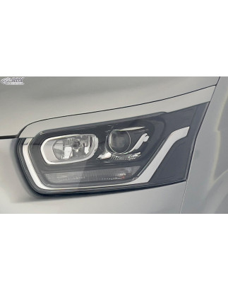 palpebre fari per FORD Transit (2014-present) per Xenon- and black fari alogeni  (Cod. R-RDSB220X)