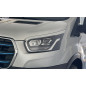 palpebre fari per FORD Transit (2014-present) per Xenon- and black fari alogeni  (Cod. R-RDSB220X)