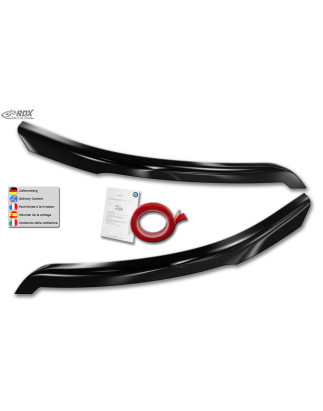 palpebre fari per FORD Transit (2014-present) per Xenon- and black fari alogeni nero lucido (Cod. R-