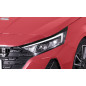palpebre fari per HYUNDAI i20 (BC3 / BI3 / 2020-present) nero lucido (Cod. R-RDSB221-GZD)