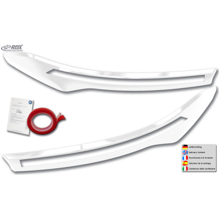palpebre fari per MAXUS DELIVER 9 (2020+) bianco lucido (Cod. R-RDSB227-WS)