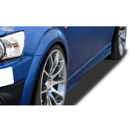 Set minigonne per CHEVROLET Aveo (T300) "GT4" (Cod. R-RDSL000022)
