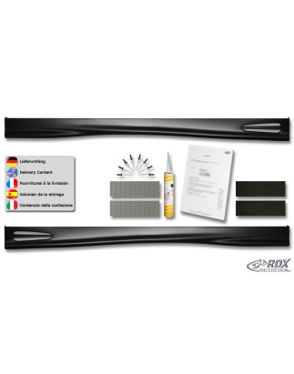 Set minigonne per MAZDA 2 (DY) 2003-2007 "GT4" (Cod. R-RDSL000026)